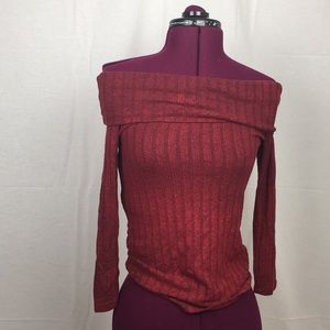 Off The Shoulder Soft Fall Shirt